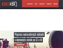 Tablet Screenshot of gois.cz